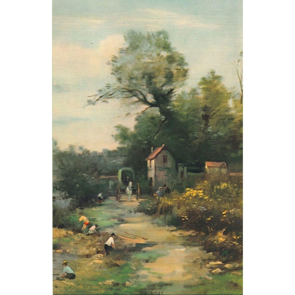 Vintage Calendar Print "Farmlands" 6 x 9